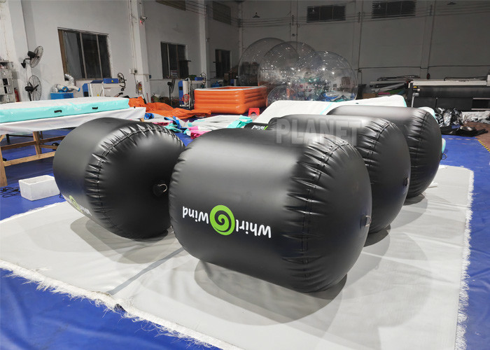 Black Custom Logo Airtight Inflatable Floating Boat PVC Marine Fenders