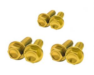 China IATF16949 Passed Factory Custom Hex Head fasteners Carbon Steel Gold Bolts Brass Nut For Motorcycle on sale