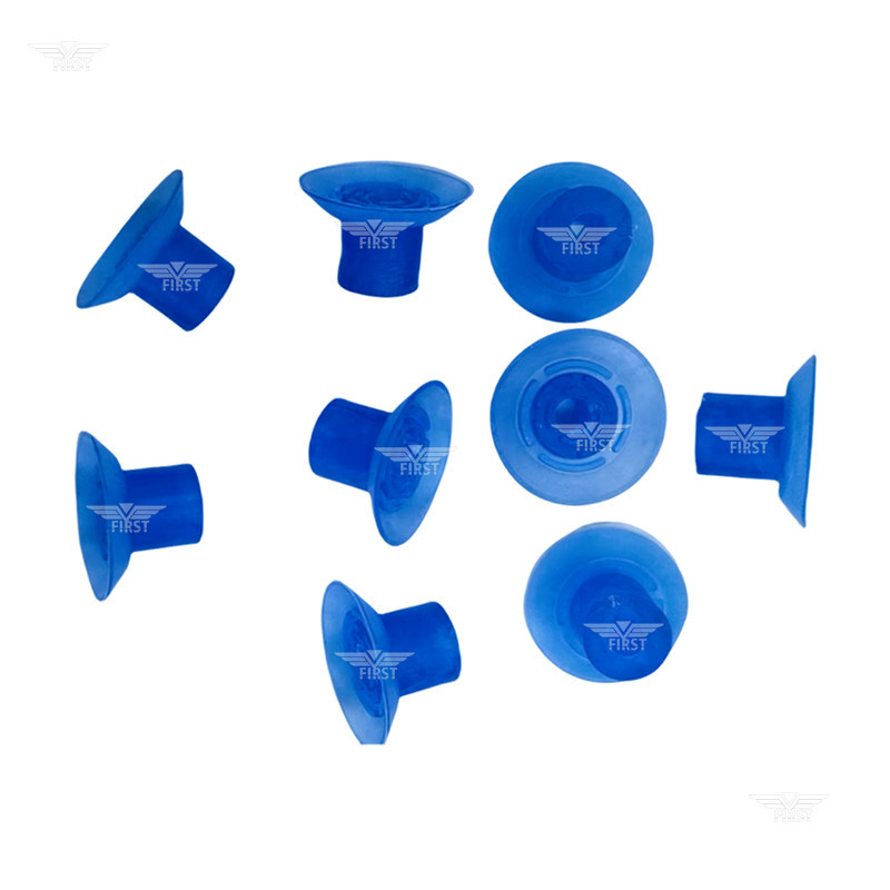 Blue Color Poly And Rubber Sucker For Die Cutting Machine 32*18mm High Feet Sucker