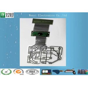 Customized PET Flex Circuit Cable 14 Pin Connector Three Layers Two Sides ESD