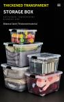 Recyclable Bin Household Multifunction Large Stackable Clothes Clear Transparent