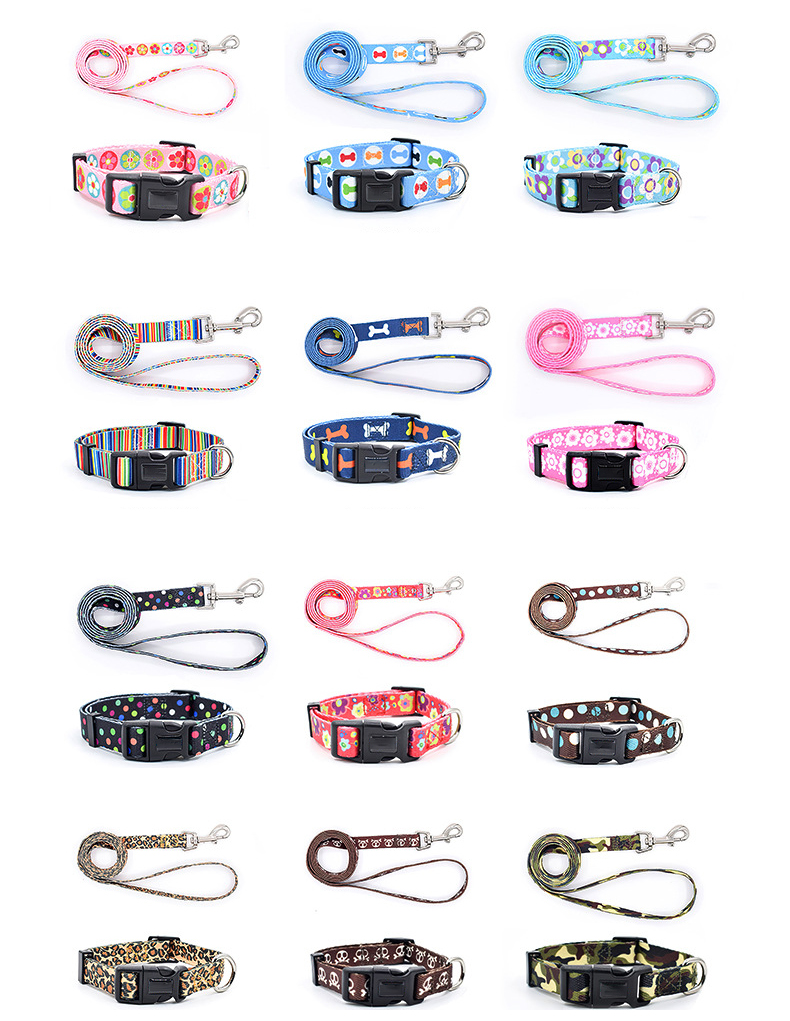 Fashionable Nylon Buckle Dog Collar S M L Breakaway Cat Collars Customized