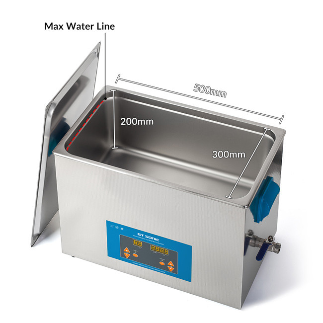 SS Ultrasonic Washing Machine , High Frequency Ultrasonic Cleaner 720W