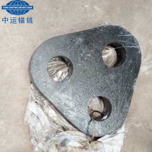 SWL 17T~600T Black Painted Mooring System Standard Triplates