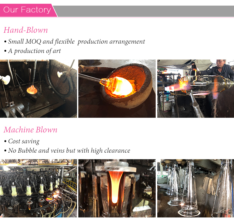 Customized Transparent Glass Candle Holder , Candelabra Candle Holder For Hotel