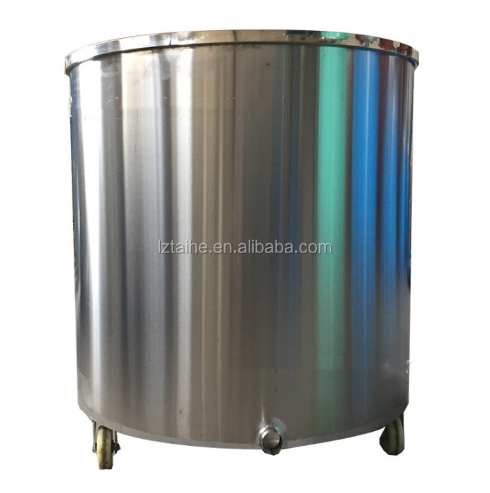 Safe 100L 200L 500L 1000L 1500L 2000L Stainless Steel Movable Chemical Storage Tank Equipment with Wheels