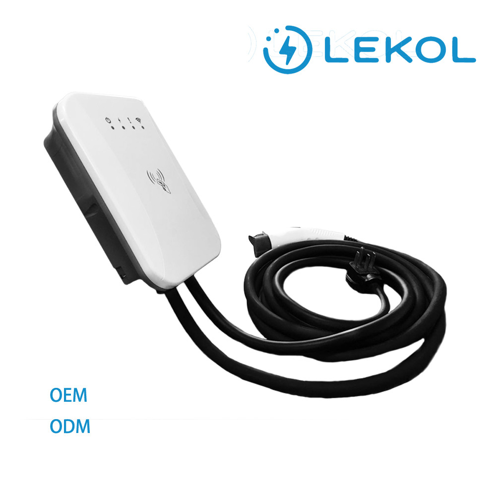 Type 2 OCPP Home EV Charger Point Plug And Play RFID Card