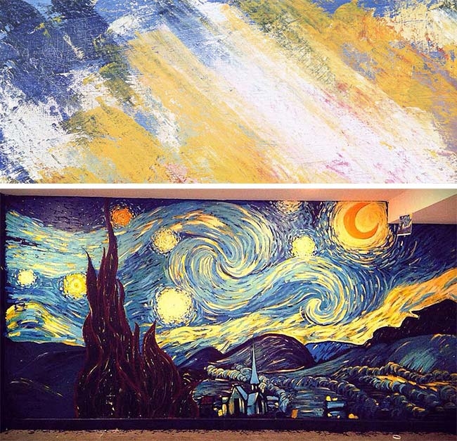 Customized UV Printing Oil Canvas Backdrop Wall Interior Decoration Oil Canvas Digital Printing Products 0