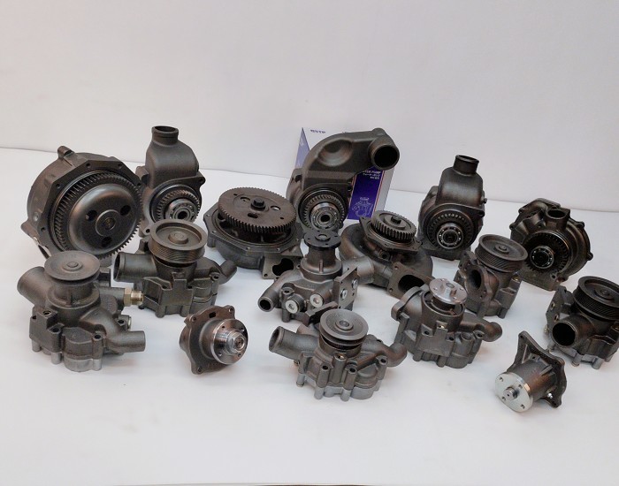 S6D140 water pump with plate 6211-61-1400 S6D140E-2B for komatsu