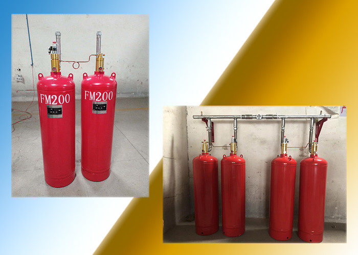 Enclosed Flooding 180L FM200 Gas Fire Extinguishing Equipment