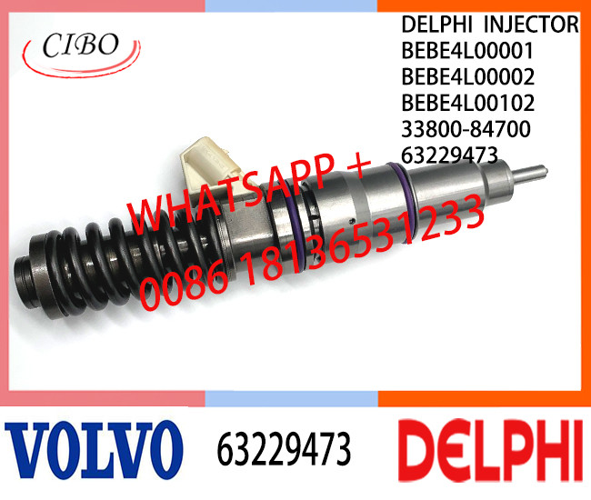 Fuel engine Diesel Injector 33800-84700 BEBE4L00001 BEBE4L00002 BEBE4L00102 63229473 E3.5 for HYUNDAI L ENGINE WITH EGR