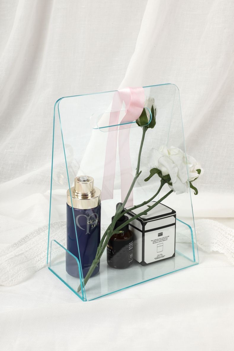 Popular Design U Shape Acrylic Flower Vase , Acrylic Flower Stands For Weddings