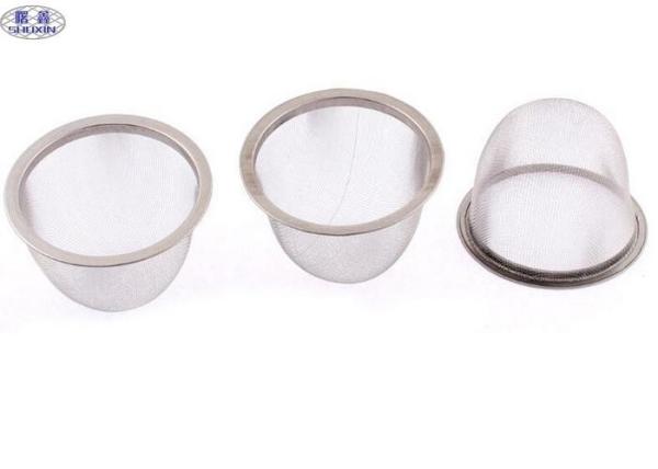 Small Stainless Steel Wire Mesh Baskets , Durable Herb Metal Wire Baskets
