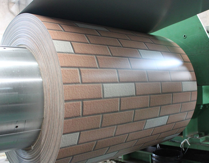 Conventional Brick Types Pre Painted Steel Coils with Custom Patterns for Decoration Household applicance