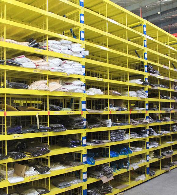Cold Roll Steel Medium Duty Longspan Shelving for Stacking Garment