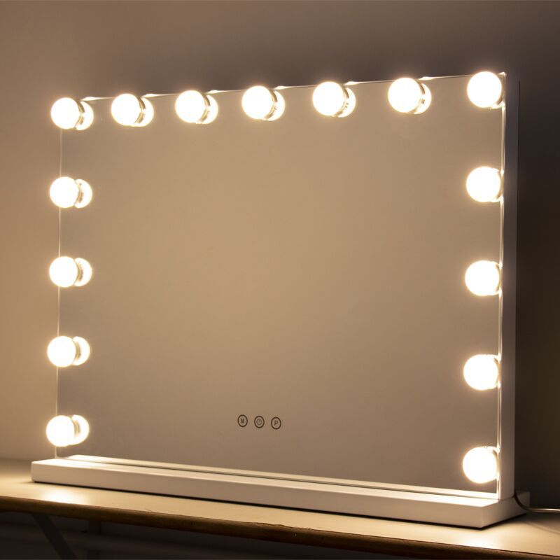 Shatterproof Hollywood Light Up Makeup Mirror Vanity Wall Mounted