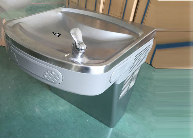 Single Basin Drinking Water Fountain , Stainless Steel Drinking Fountain