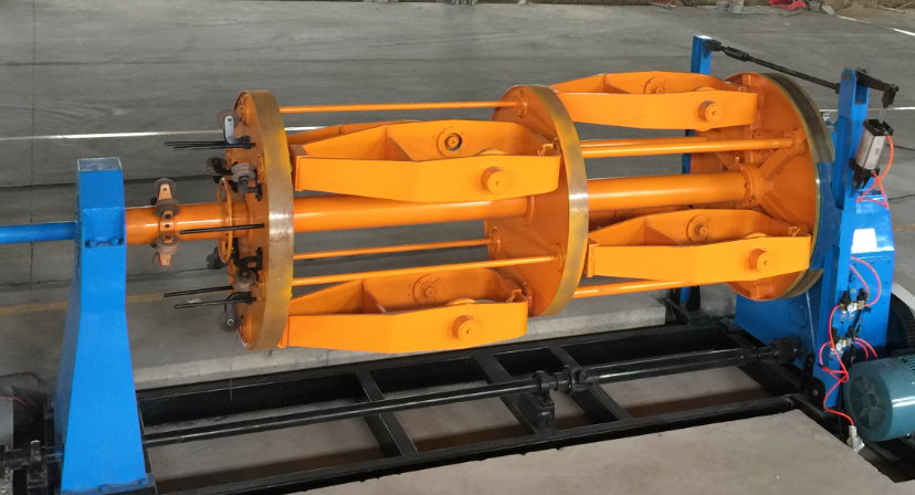 Wire and cable stranding machien Cradle Type Wire And Cable Making Machine , 6-12mm Cable Layup Machine