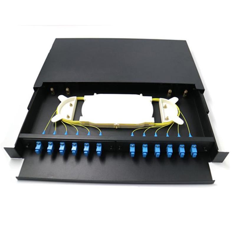 pull type odf 12 core rack mounted indoor patch panel