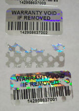 Tamper Proof Seal Sticker Holographic Logo Security Hologram Void Sticker
