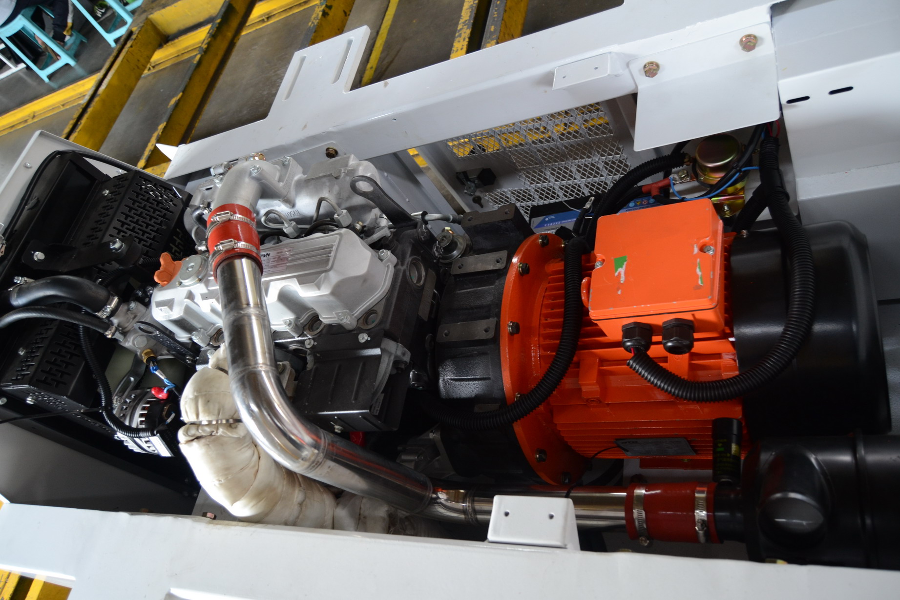 460V 15KW Generator Set For Reefer Container Genset Clip On Under Truck Kubota