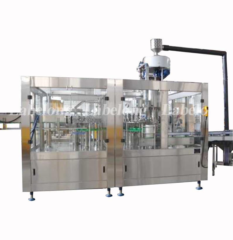 RCF-H16-16-5 Juice Bottle Filling Machine With Micro Pressure Filling Operation