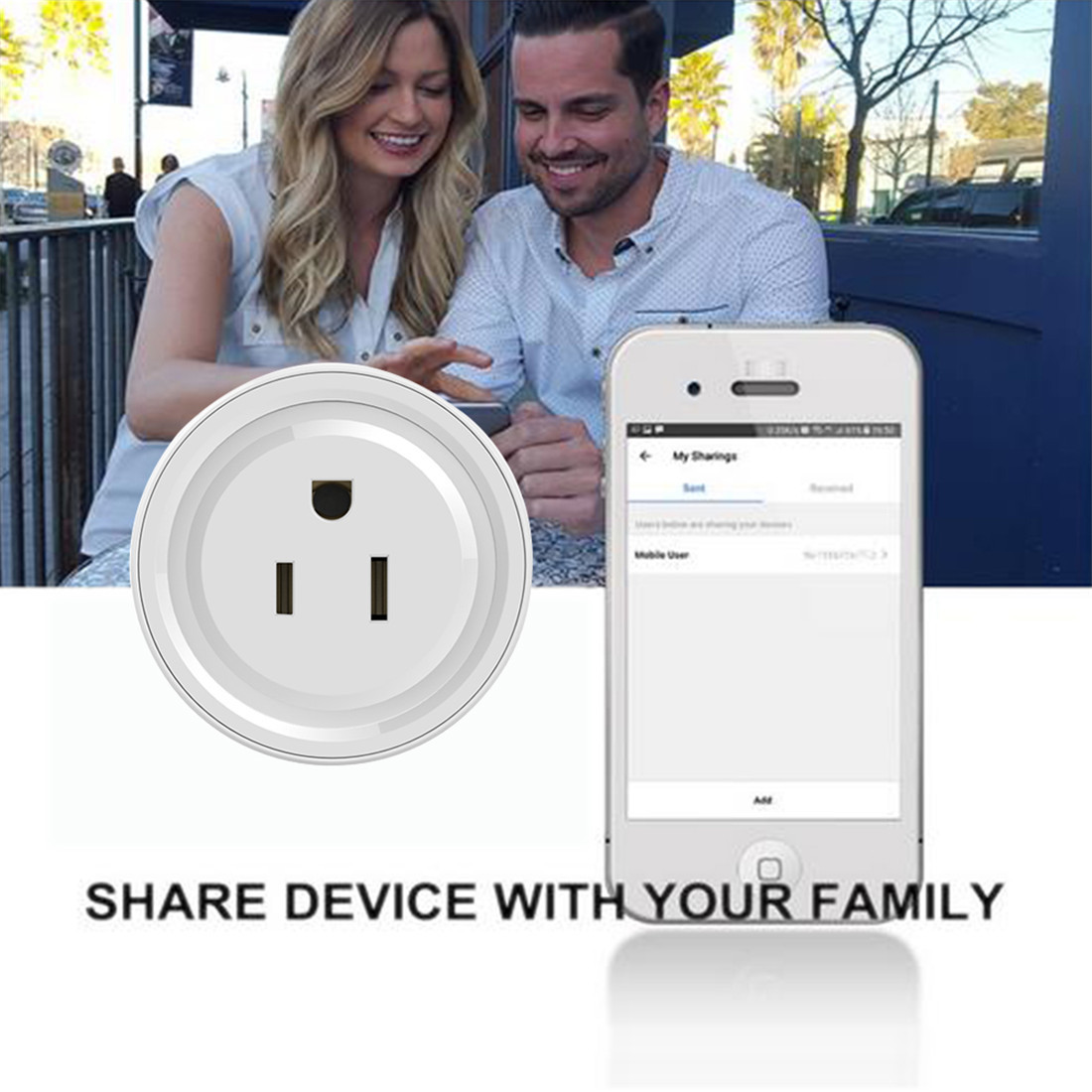 OEM Tuya Smart Plug Wi-Fi Phone App Control Socket