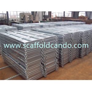  Good prices factory specialized in Scaffolding galvanized catwalk hook planks for sell, 1800mmL 1829mmL working platform Manufactures
