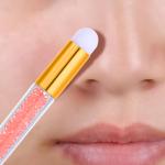 Glitter Lip Nose Facial Makeup Cleansing Brushes For Commercial