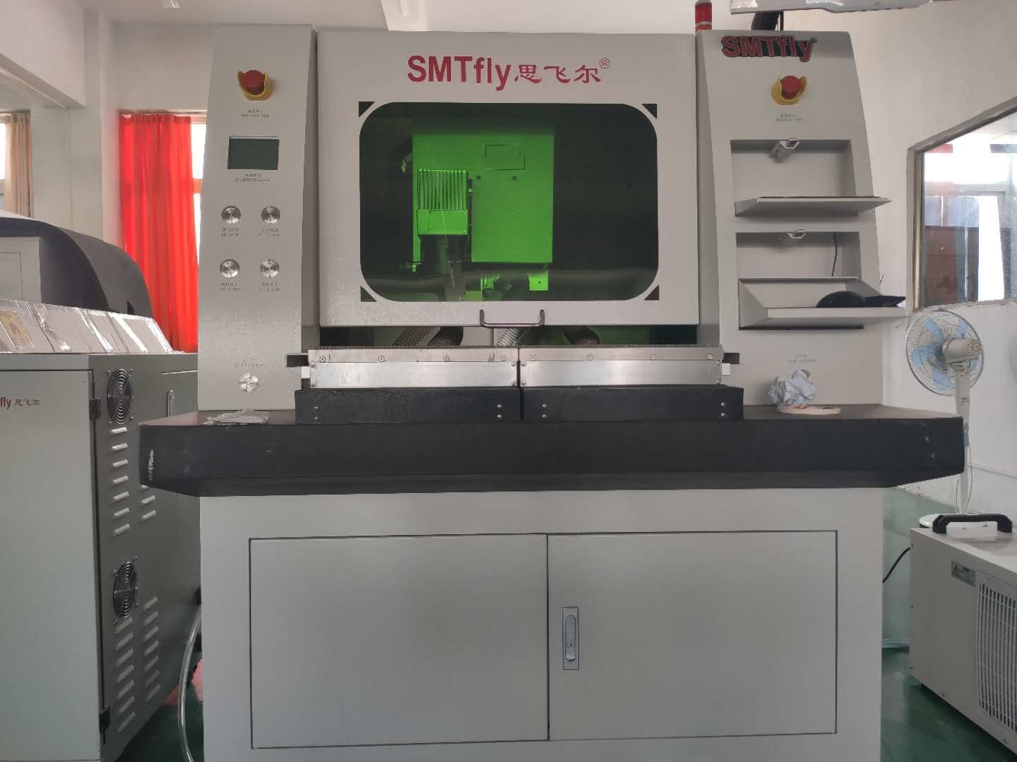 Online AC 220V 3KW Laser PCB Depaneling Machine
