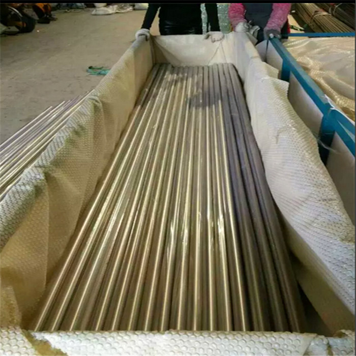 Gold Stainless Steel Pipe Tube Hairline Finish 201 304 316 For Handrail Balustrade Ceiling Decoration