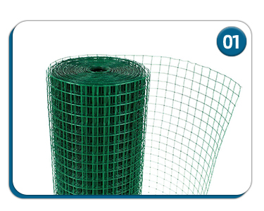 Direct Supply of Welded Wire Mesh Rolls with PVC Coated Steel Wire Protection