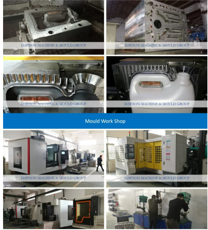 5L Jerrycan Extrusion Blow Molding Machine Double Station