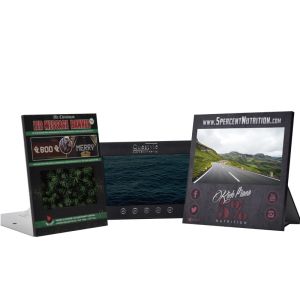 Custom design shelf talker display with LCD screen, LCD POP video shelf talker
