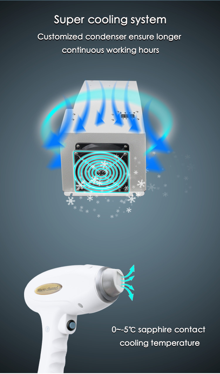 Q Switched ND Yag Laser Pigmentation Removal 808NM Diode Laser 2 In 1 Machine