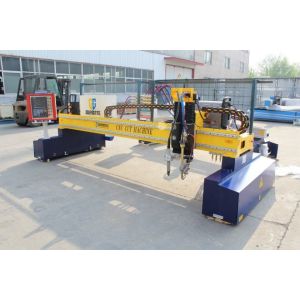 China High Potency Automatically CNC Flame Plasma Cutting Machine 2200*6500mm on sale
