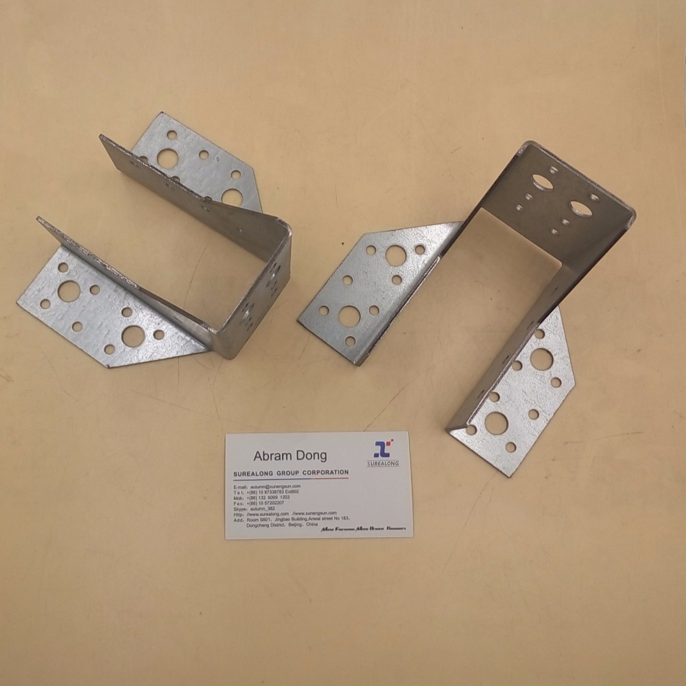 ISO9001 2008 Certified Galvanized Steel Joist Hangers For Wooden Connectors