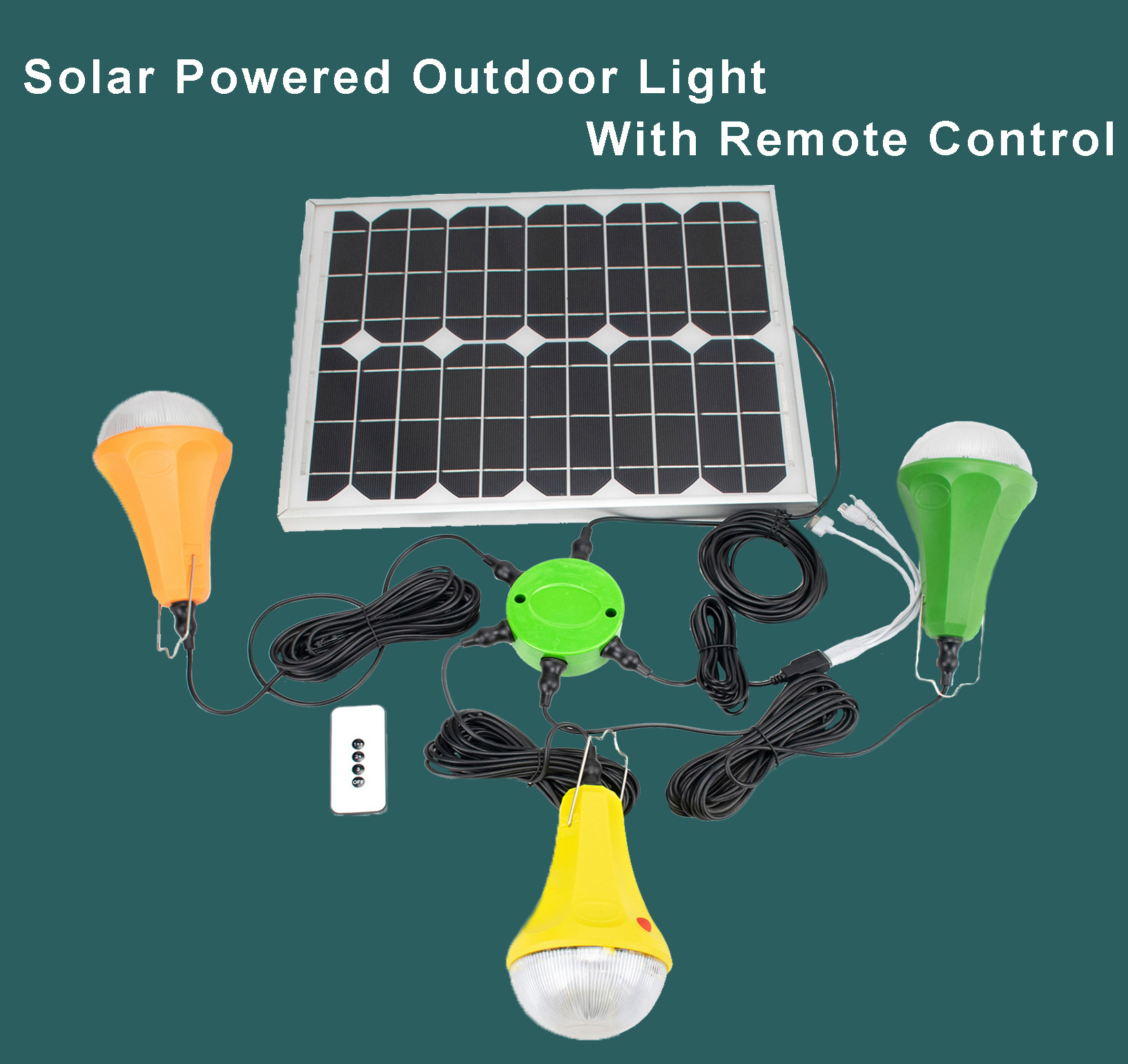 Reliable LED Solar Light Kits With 5200MAH Lithium Battery