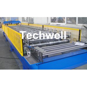 Custom Made Color Steel Roof Wall Roll Forming Machine With PPGI , GI Forming