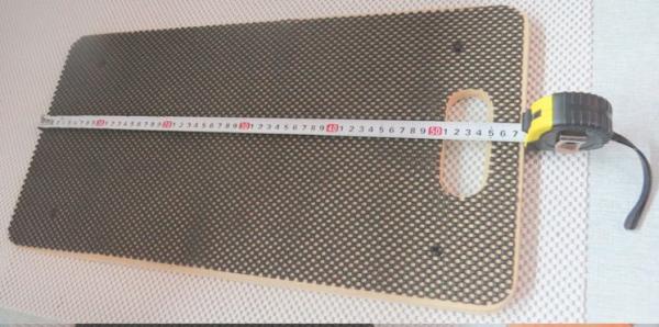 Water Resistant Black Anti Slip Rug Underlay 440g Scrub Board Washboard Anti