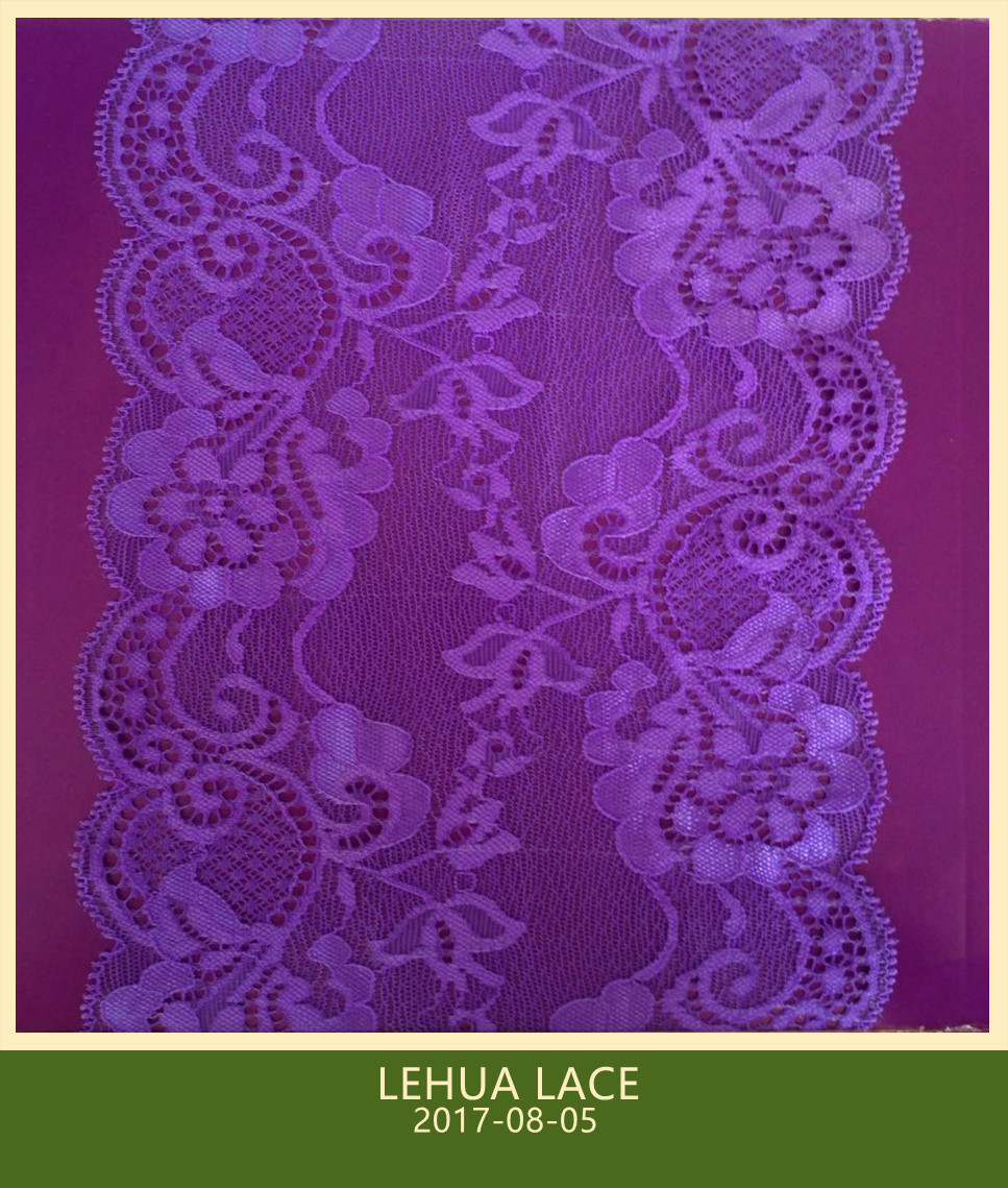 Hot Selling and nice quality Nylon Spandex Stretchy Brazil Lace from China