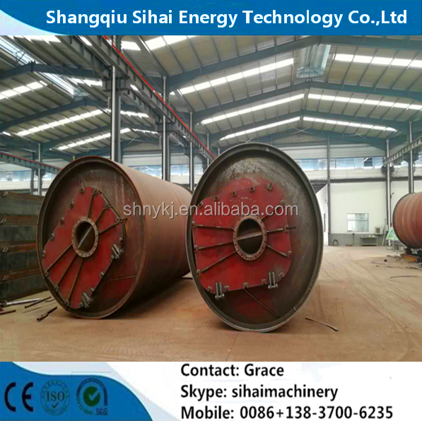15 Tons Handling Capacity Rubber Oil Recycling Production Line Pyrolysis Machinery