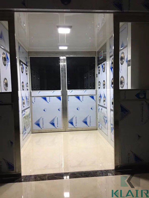 High Velocity Shower Jet Air Shower Clean Room With Microprocessor Controller