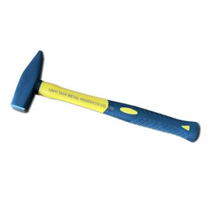 Machinist's hammer with fiberglass handle
