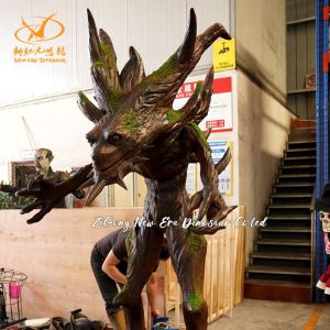 Novel Animatronic Tree Spirits for Theme Park Customizaed Robotic Tree with