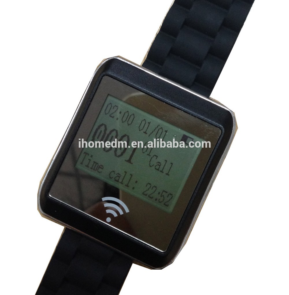 wireless Restaurant waiter service calling system buzzer push button
