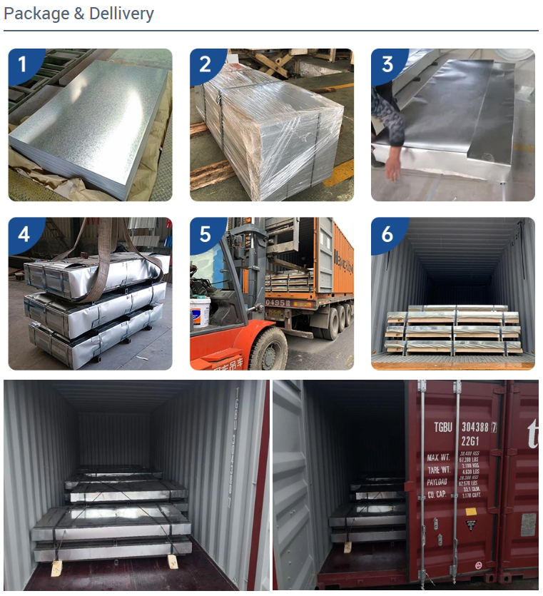 Zinc Coated Galvanized Sheet Plate DX51D 16 Gauge for Electrical
