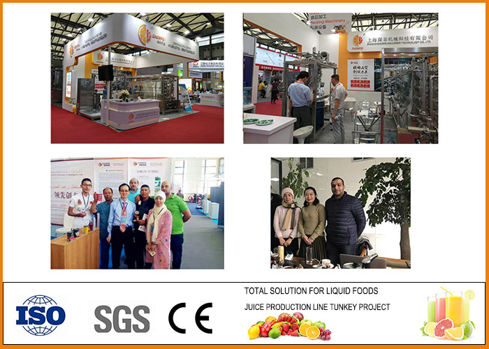SS304 Juice And Jam Double Heads Aseptic Filling Line