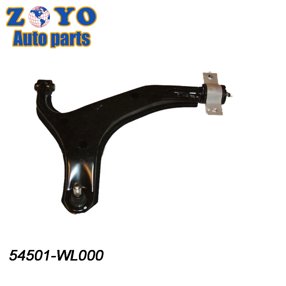 Left Control Arm for Nissan Elgrand E51 54501-WL000 Natural Rubber Neutral Packaging OEM Standard