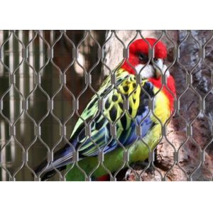 China Durable Woven Rope Mesh , Flexible Stainless Steel Bird Netting CE Certificated on sale